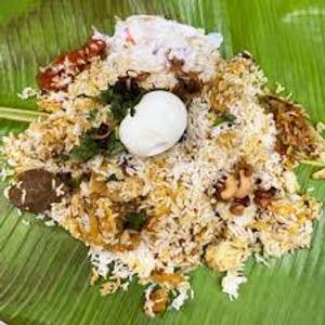 Chicken Biryani Elayil Pothinjathu With Egg