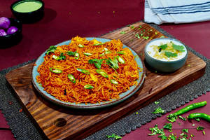 Veg Biryani + Raita