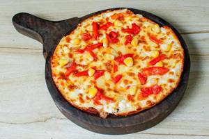 Golden Corn Pizza + Tomato Pizza