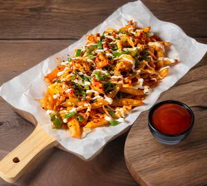 Sezchwan Chicken Loaded Fries