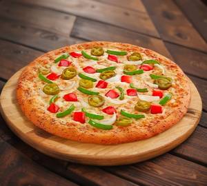 Spicy paneer pizza
