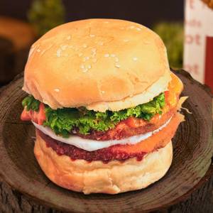 Couple Patty Veg Burger
