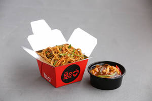 Schezwan Noodles Chicken & Chilli Chicken (little Box )