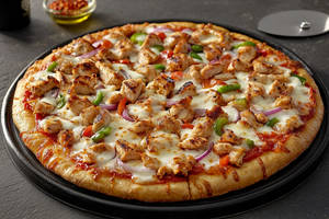 Chicken Keema Cheese Pizza
