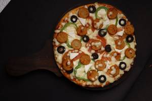 Fried Chicken N Cheese Pizza