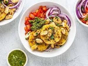Aloo Tikki Salad
