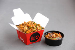 Schezwan Noodles Chicken & Chilli Chicken (little Box )