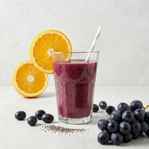 Grapes And Orange Juice