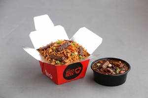Schezwan Fried Rice Beef & Chilli Beef (little Box)