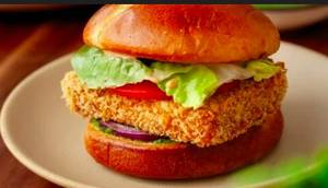 Fried Crispy Paneer Burger