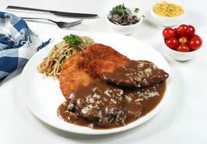 Crispy Chicken Milanese .