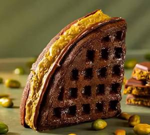 Choco Kunafa Waffle