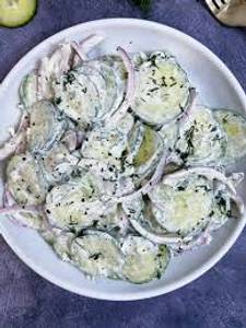 Cream Kachumber Salad