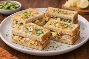 Cheese Chilli Dahi Sandwich