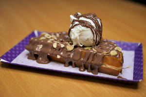 Chocolate Waffle Half