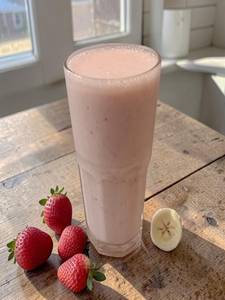 banana strawberry smoothie