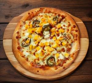Paneer corn pizza