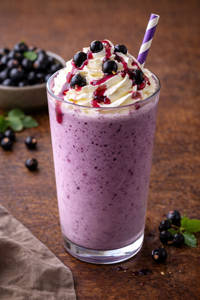 Blackcurrant Milkshake