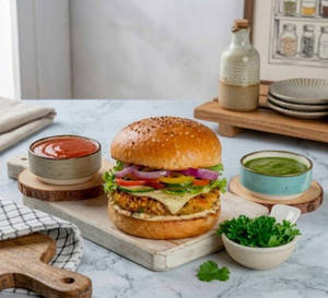 Classic Veg Cheese Burger