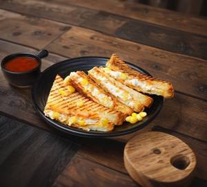 Corn and cheese sandwich