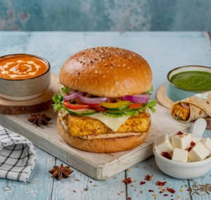 Classic Veg Paneer Burger