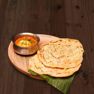Kerala Parotta + Egg Curry Combo