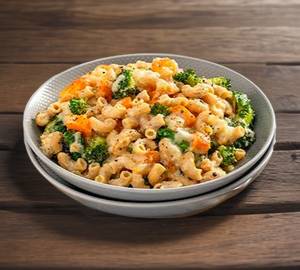 Mac and cheese pasta veg