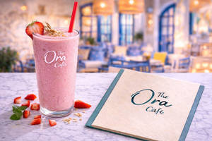 Strawberry And Oats Smoothie