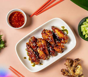 Wing Zaap ( Thai Spicy Chicken Wings ) (5 Pcs)