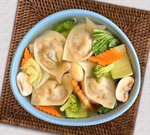 Veg Wonton Soup