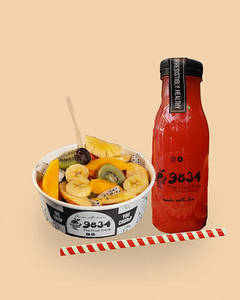 Fruit Bowl & Watermelon Juice(280 Ml)