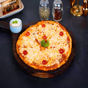 Rustic Margherita Pizza