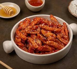 Honey chilli potato