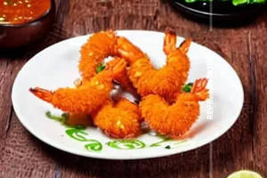 Golden Fried Prawns
