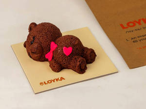 Dark Chocolate Teddy Bear Mousse