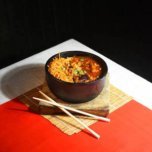 Chicken & Eggplant With Spicy Tobanjan Sriracha Sauce Bowl