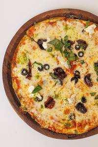 Mushroom Olive Pizza