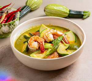 Gaeng Kiew Wan Kung ( Thai Prawn Green Curry )