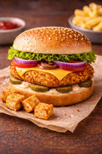 Crispy Paneer Burger