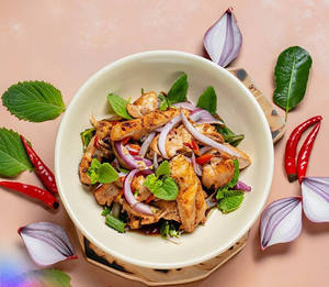 Nam Tok Gai ( Thai Grilled Chicken Salad )