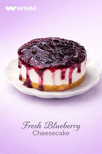 Blueberry Baked Cheese Mini Cake