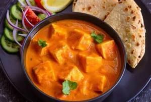Butter Nan (2) + Kadai Paneer + Salad