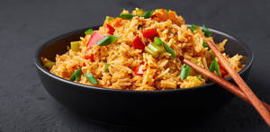 Schezwan Garlic Rice