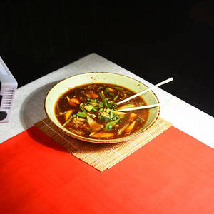 Asian Veg With Basil Sauce