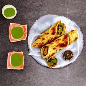 Double Chicken Double Egg Badshah Roll