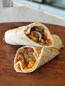 Corn And Mushroom Sourdough Roll