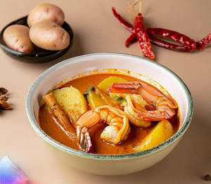 Gaeng Massaman Kung ( Thai Prawn Massaman Curry Bowl )
