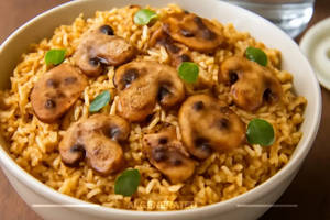 Mushroom Biryani