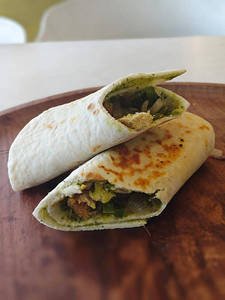 Pesto Chicken And Cheese Sourdough Roll