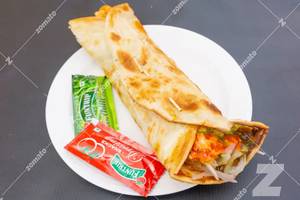 Double Chicken Malai Tikka Roll